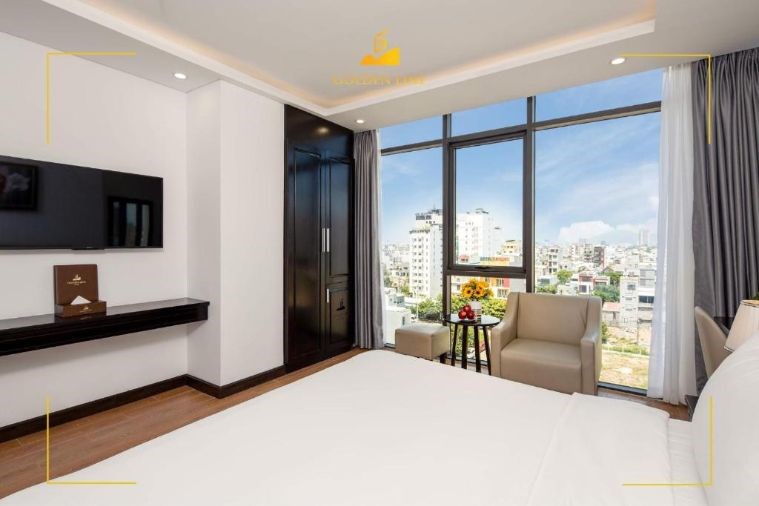 Phòng Deluxe Double With Bathtub - City view